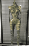 Laura Sexy Sheer Mesh Bodycon Jumpsuit