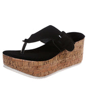 Women Summer Flip Flops Shoes Female Wedge Platform Sandal