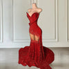Ravishing Red Elegant Prom Party Dress