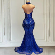 Sizzling Royal Blue Sequin Prom Dress 2024