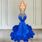 Dazzling Diamond Blue Prom Elegance