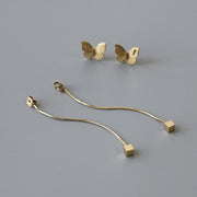 BUTTERFLY EARRING SET