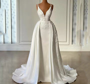 KADIER NOVIAS A Line White Wedding Dresses with Skirt Bridal Gown Wedding Gowns Vestidos De Novia