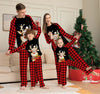 New Christmas Family Pajamas Set Mom Dad Kids Baby Matching Outfits Elk Print Cute Sleepwear Xmas Family Look Clothing Sets