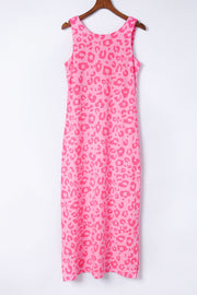 Print Sleeveless Maxi Dress