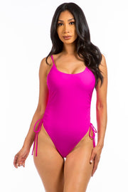 SEXY SOLID COLOR ONE PIECE