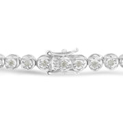 Sterling Silver 1ct TDW Diamond Link Bracelet