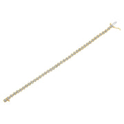 2 Micron 14K Yellow Gold Plated Sterling Silver