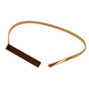 Gold Metal Plaque Elastic Belt