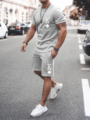 Trendy Casual Summer Men Plus Size Sportswear