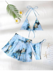 Sexy Two Piece Printed Swimsuits For Women