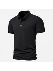 Men's Business Casual Short Sleeve Polo Shirt