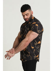 Men's Casual 3D Printed Short Sleeve Shirt