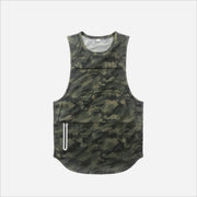 Sports  Camouflage Sleeveless Gym Tank Top For Men