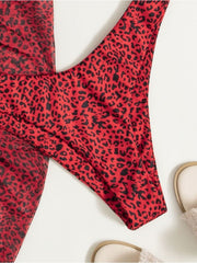 Sexy Leopard  3 Piece Bikini Sets For Women