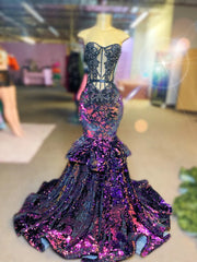 Gorgeous Sparkly Mermaid Prom Dress