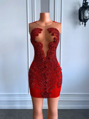 Red Diamond Birthday Party Gown