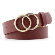 Leather belt women waist luxury black red belts for jeans dresses woman pearl studded buckle girls ladies fashion decorative