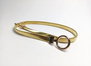 Gold Clasp Stretch Belt